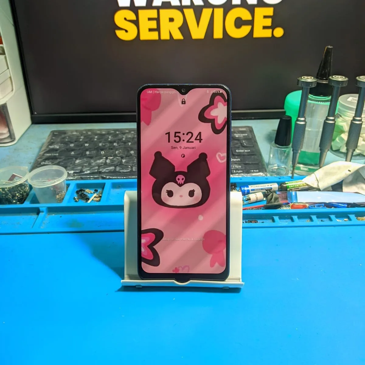 Samsung Galaxy A50 Layar Gelap? Perbaiki di Warung Service Pangkalan Bun!