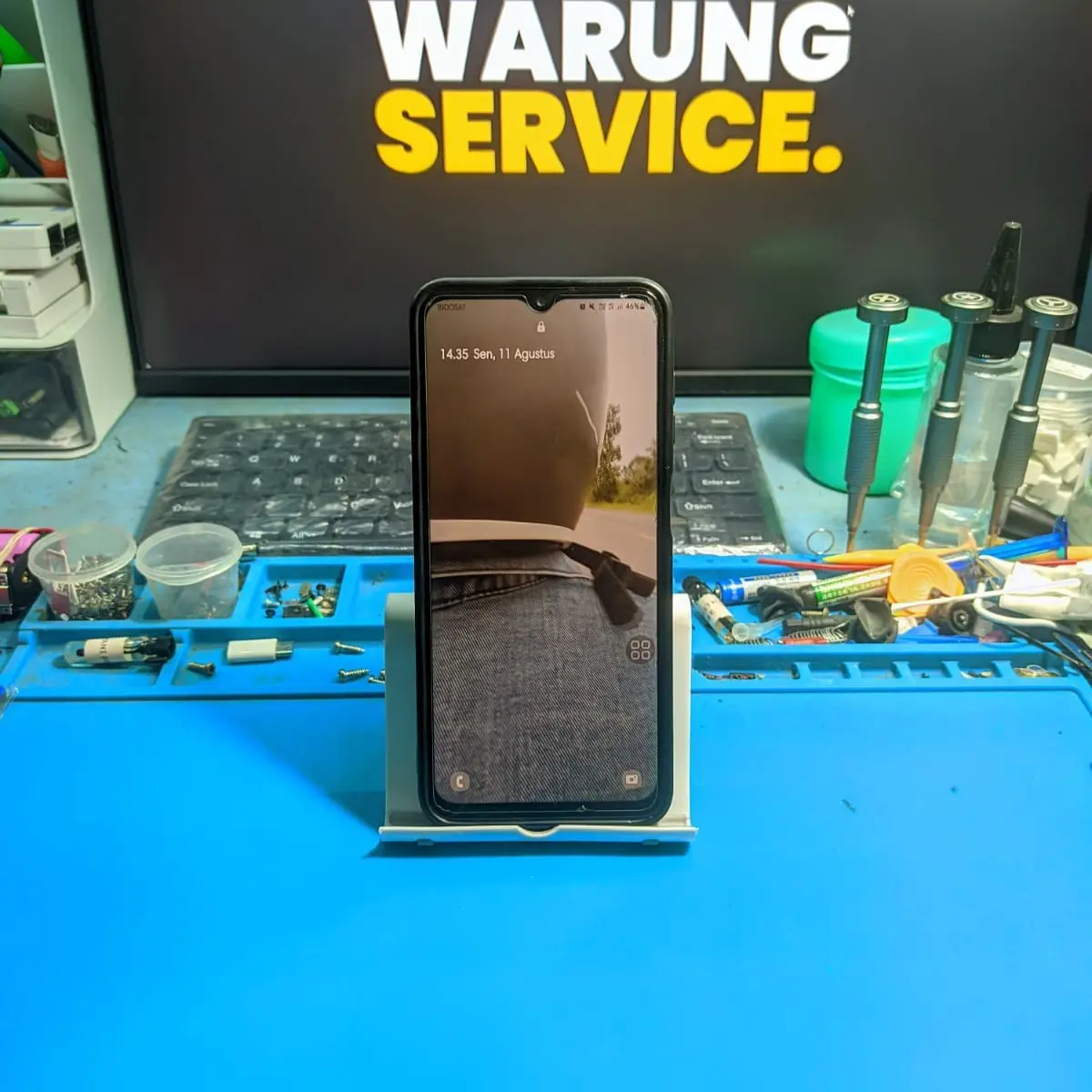 Servis Samsung A13 LCD Kebuka di Pangkalan Bun
