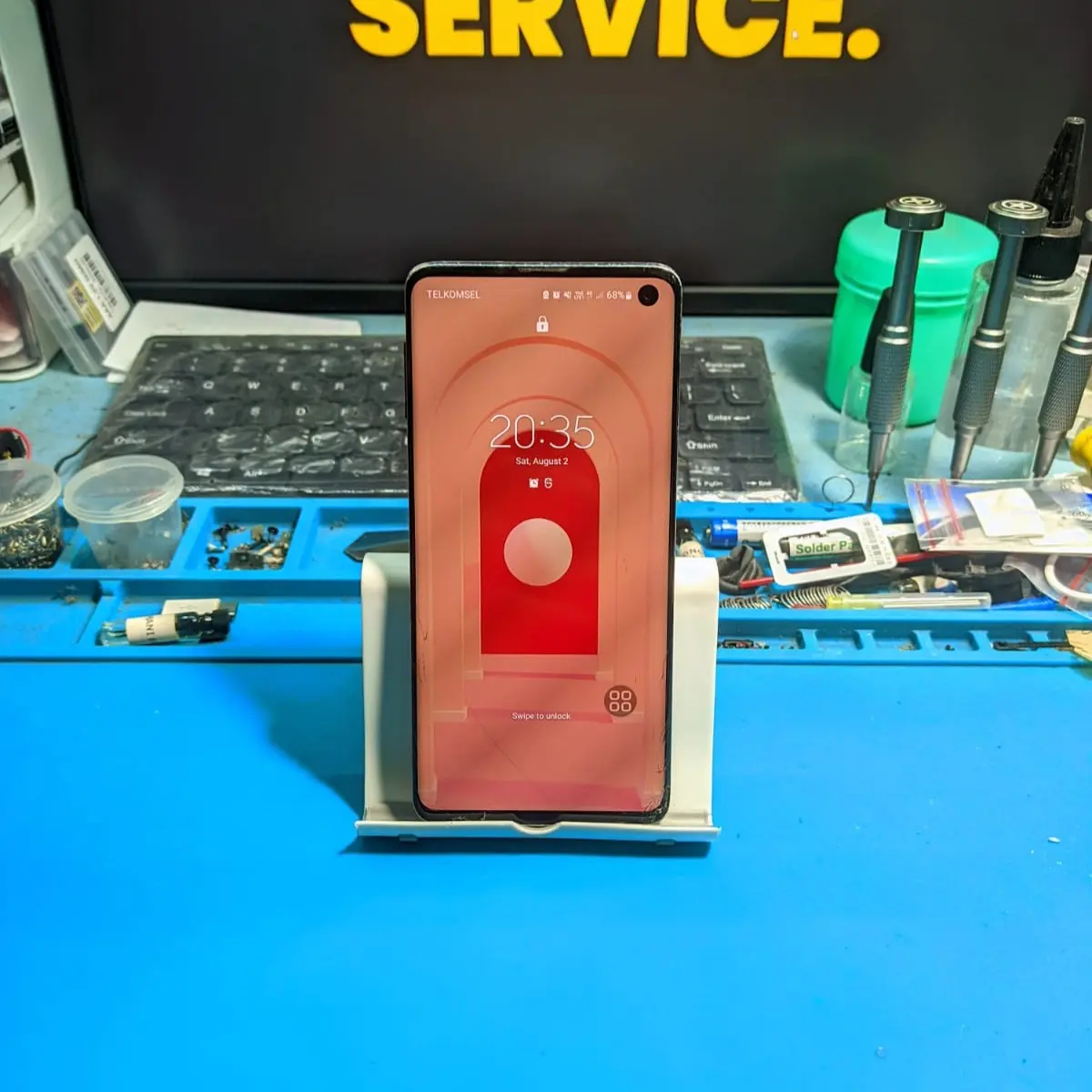 Ganti Baterai Original Samsung Galaxy S10 di Pangkalan Bun